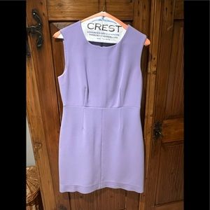 DVF lavender shift dress